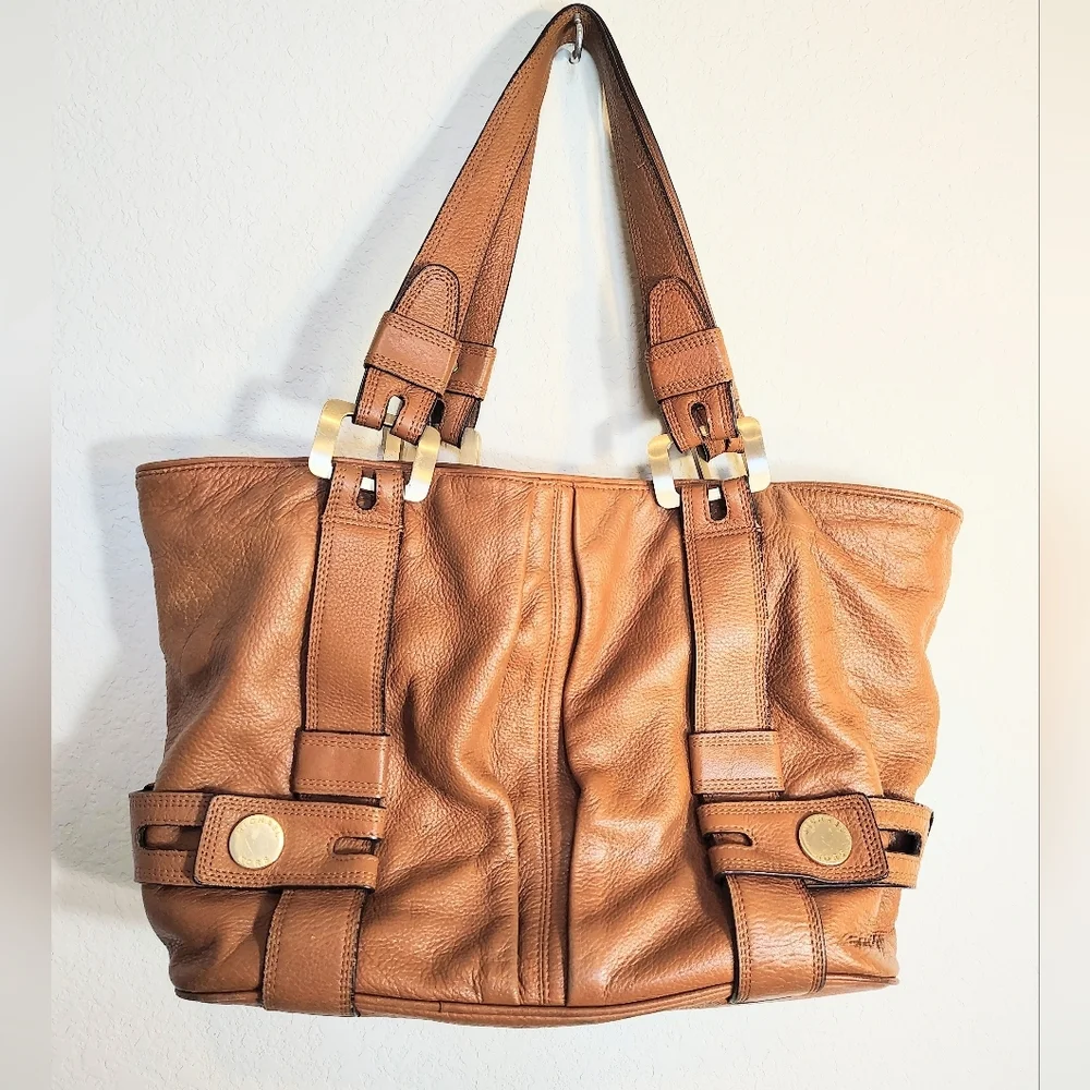 Michael Kors Tan Leather Tote Bag